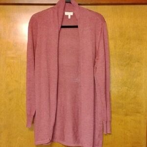 Ella Moss Dusty Rose Open Cardigan